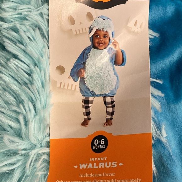 Hyde and Eek! Boutique Adorable Infant Walrus Hood Costume Size 0-6 Months NWT - Picture 5 of 6